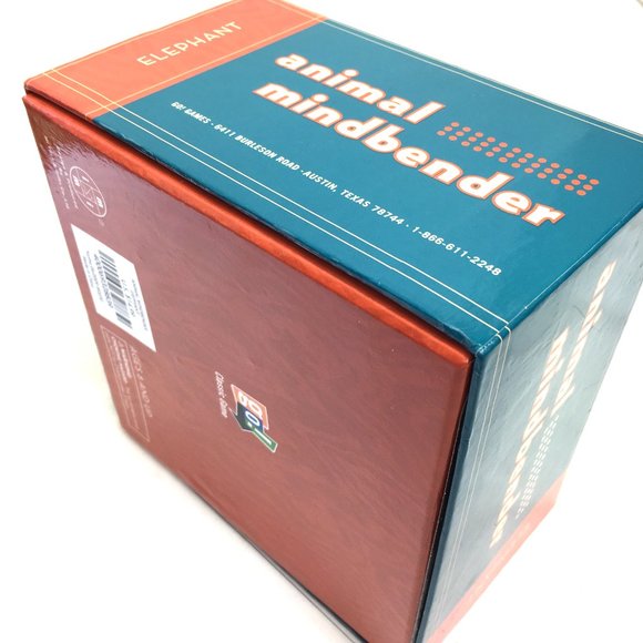 Elephant 3-D  Wood Animal Mindbender Puzzle NOS - Picture 4 of 6